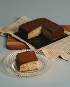 Banana Cake w Dark Chocolate Buttercream