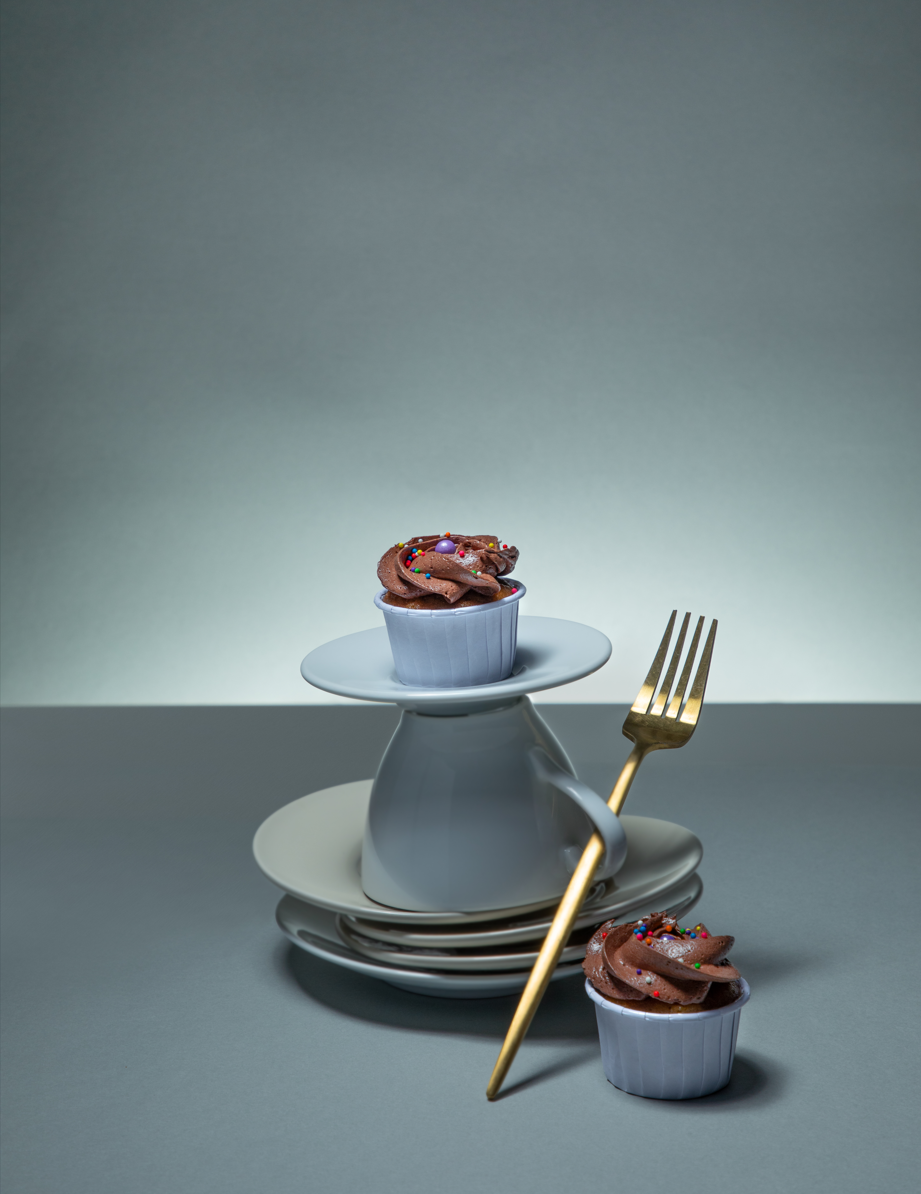 Banana Cake w Dark Chocolate Buttercream